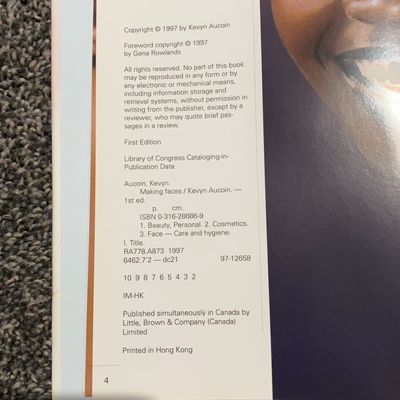 Kevyn Aucoin Making Faces Book - Picture 4 of 4